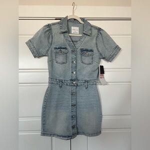Celebrity Pink Light Blue Denim Dress